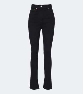 Balmain High-rise slim jeans