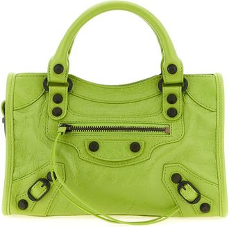 Balenciaga Green Le City Mini Satchel