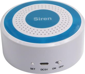 OEM Sirena Inal&aacute;mbrica Para Interiores, Compatible Con Sistemas De Alarma Debe Estar Conectada Al Sistema Central De Alarma