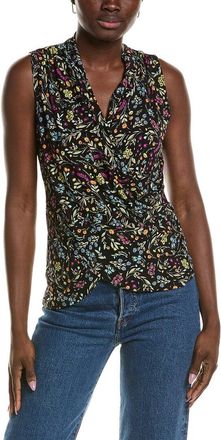 Vince Camuto Front Cross Over Wrap Tank Top