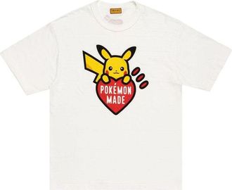 Human Made x Pokemon Made Pikachu Graphic T-Shirt White XX30TE012-WHIT