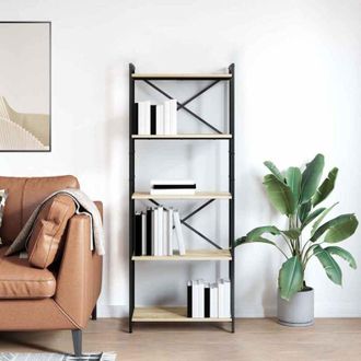 vidaXL Libreria rovere sonoma 60 x 30 x 153 cm Legno multistrato - Vidaxl
