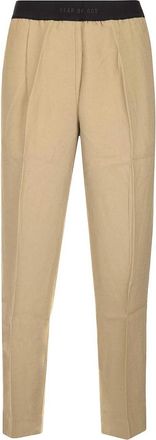Fear of God Beige Cotton Trousers