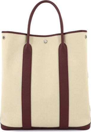 Herm&egrave;s Negonda Leather Handbag Tote Bag (Pre-Owned)
