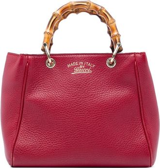 Gucci Pre-owned Gucci Mini Calfskin Bamboo Shopper Satchel Ladies CVIC6MSMFE29GL8L