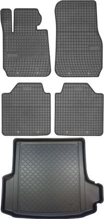 OEM Juego De Alfombrillas De Goma Para Coche Y Maletero Para Bmw Serie 3 Gran Turismo F34 Liftback (de Junio De 2013 A 2021)