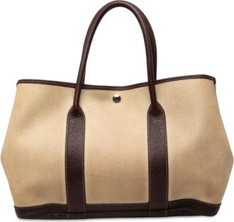 Herm&egrave;s Pre-owned Hermes Toile and Negonda Garden Party 36 Ladies 2F39NX39YXDJK0I3