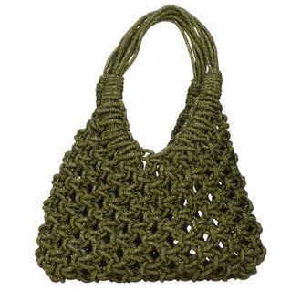Hibourama Bags Vannifique Handtasche Damen Strass Gr&uuml;n/Khaki