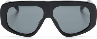 The Attico x The Attico oversized-frame sunglasses - unisex - Acetate - One Size - Black