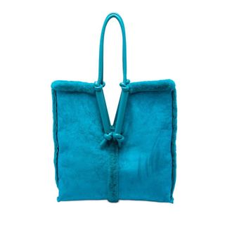 Bottega Veneta Pre-owned Bottega Veneta Suede and Shearling Bolster Reversible Tote Ladies TKWJQSKHU4Q3S2CX