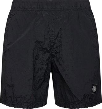 Stone Island Costume da bagno con vita elasticizzata - Nero