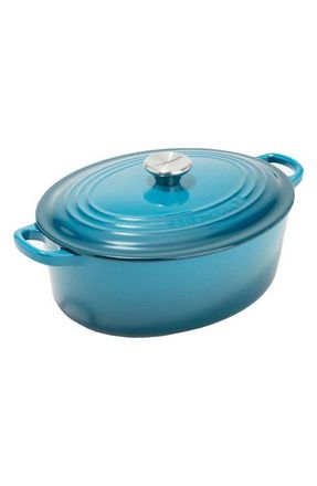 LE CREUSET 4.5-Quart Oval Dutch Oven in Deep Teal at Nordstrom