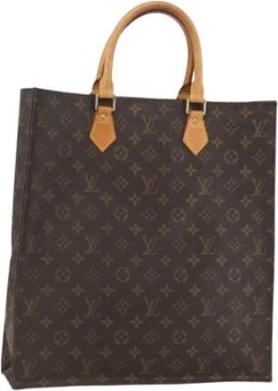 Louis Vuitton Pre-owned Vintage Canvas Tote Bag - Dames - Vintage Shopper - Bruin - ONE Size - Vintage