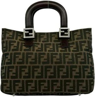 Fendi Pre-owned Vintage Tote Bag - Dames - Vintage Handtas - Bruin - ONE Size - Leer - Vintage