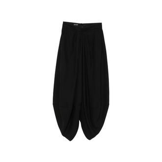 Giorgio Armani Zip-fastening Draped-design Midi Skirt