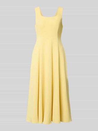 Ted Baker Midikleid mit Rundhalsausschnitt Modell ARLOTT in Hellgelb, Gr&ouml;&szlig;e 34