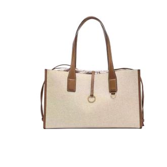 Generic Compatible For Casual Canvas Shoulder Bags Large Capacity Top-Handle Travel Commuter Underarm Pouch