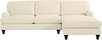 Ballard Designs Eton 2-Piece Right Arm Chaise Sectional - Bennett Lichen Crypton Home Performance - Ballard Designs