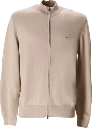 BOSS jersey cardigan - Neutrals