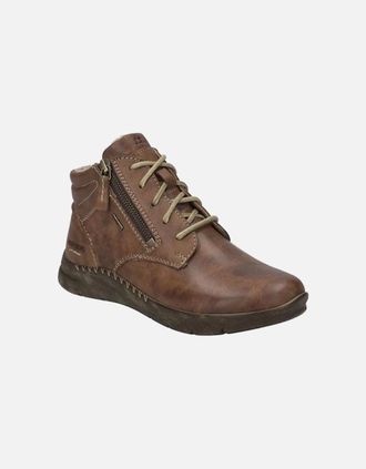 Josef Seibel Womens Josef Seibel Conny in Cognac waterproof boots 91752 - Brown/Brown