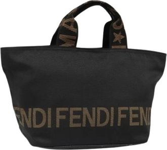 Fendi Pre-owned Canvas Hand Bag - - Pre-owned - Donna - Nero - ONE SIZE