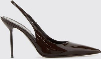 PARIS TEXAS D&eacute;collet&eacute; slingback Lidia in pelle verniciata con tacco alto