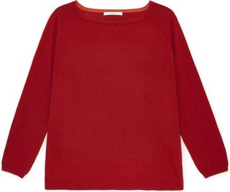 Maliparmi Colours of the World Knit - Dames - Ronde hals truien - Rood - XS - Wol - Truien & Vesten