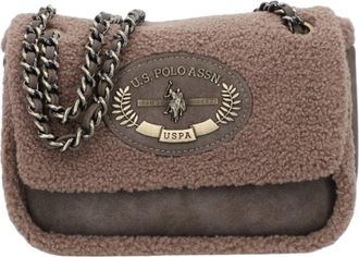 U.S.Polo Association Holly Small Flap Bag Beige