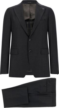 Tagliatore Dark Grey Single Breasted Suit