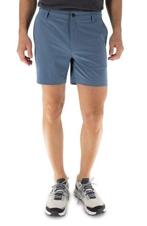 DEVIL-DOG Dungarees 6-Inch Hybrid Shorts in Med Blue at Nordstrom, Size 28