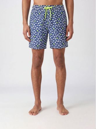 MC2 Saint Barth Graphic Print Swim Shorts with Drawstring Waist