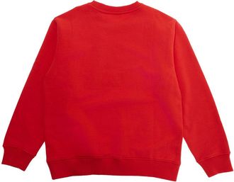 Off-white Boys Sweatshirt Big Bookish Double Crewneck Red Cotton Hoods & Sweatshirts