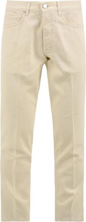Don the Fuller Seoul Fit Carrot Jeans - Heren - Regular Fit Jeans - Beige - W31 - Katoen - Jeans