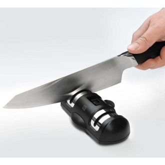 OEM Afilador Manual Profesional De Cuchillos De Cocina Xiaomi Para Cuchillos De Acero Inoxidable Y Cer&aacute;mica De Todos Los Tama&ntilde;os, Base Antideslizante, Neg