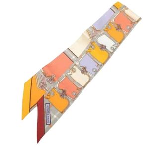 Herm&egrave;s Pre-owned Camails Twilly Scarf - Dames - Pre-owned - Veelkleurig - Maat: ONE Size Zijde