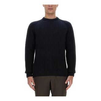 Brioni Round-neck Knitwear, male, Black, Size: L Girocollo M/L