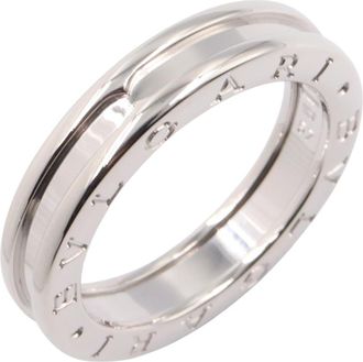 Bulgari White Gold White Gold (18K) Band Ring (Pre-Owned)