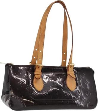 Louis Vuitton Pre-owned Shoulder Bags, female, Purple, Size: ONE SIZE Pre-owned Amarante Patent Hand Bag