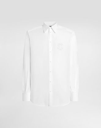 Dolce & Gabbana Camicia - Man Shirts White Cotton 39