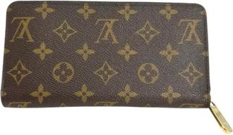 Louis Vuitton Pre-owned Canvas Portemonnee - Dames - Vintage Accessoires - Bruin - ONE Size - Vintage