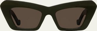 Loewe Anagram Acetate Cat-Eye Sunglasses