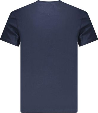 Tommy Hilfiger Logo-Embroidered Cotton T-Shirt - Blue