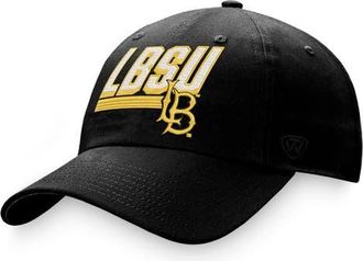 Top of the World Mens Top of the World Black Long Beach State 49ers Slice Adjustable Hat in Red at Nordstrom