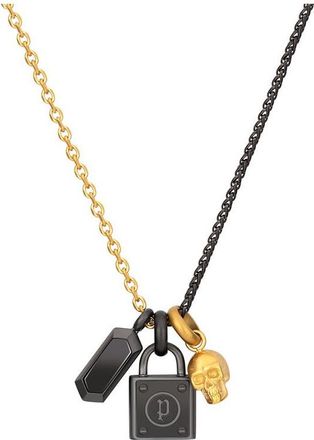 Police PEJGN2009012 Mens Necklace - Black Stainless Steel - One Size