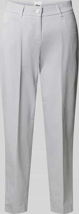 Brax Brax Straight Fit Stoffhose mit Lyocell-Anteil Modell Mara in Hellgrau, Gr&ouml;&szlig;e 34