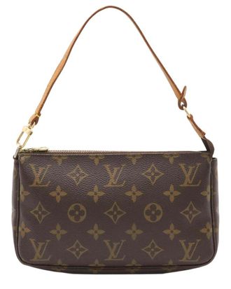 Louis Vuitton Brown Monogram Canvas Pochette Accessoire (Authentic Pre-Loved)