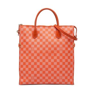 Louis Vuitton Pre-owned Tote Bags, female, Orange, Size: ONE SIZE Pre-owned Square Pattern Tote Bag