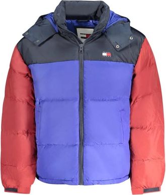 Tommy Hilfiger Blauwe Polyester Jas - Heren - Winterjassen - Blauw - M - Polyester - Jassen