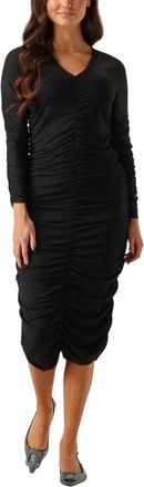 Co'Couture Zwarte Mesh Jurk - Dames - Casual kleedjes - Zwart - S - Kleedjes