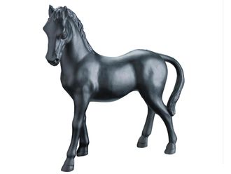 Abhika Figur Folen Schwarz H: 23 cm